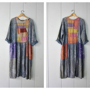 Vintage Kusnadi Patchwork Dress 80s